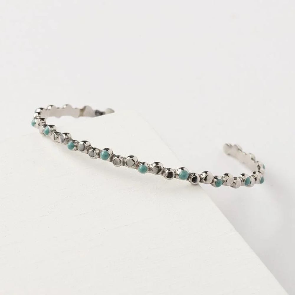 Silver and Turquoise Bracelet